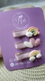 Trio hair clips arco-íris na internet