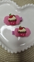 Hair clips cupcake