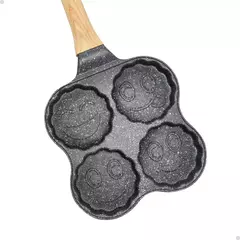 Frigideira antiaderente 4 Em 1 para Panquecas, Ovos e Hambúrguer