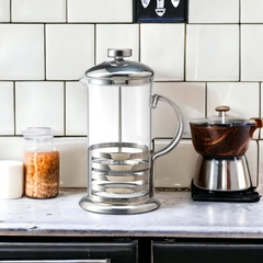 Prensa Francesa Lyon de Aço Inox 600ml Hauskraft (6187)