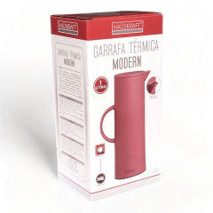Garrafa Térmica Modern 1 Litro Rosa Hauskraft (6001) - Donamora