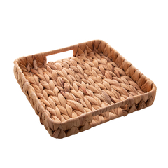 Bandeja de Fibra Natural Quadrada 27x4cm Lyor (5111)