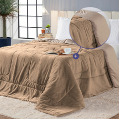Imagem do Coberdrom Dupla Face Cama Queen Manta Soft e Tecido Cold (auto-sku-547)