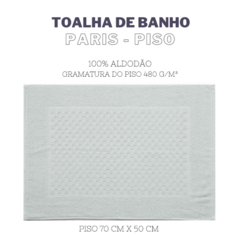 JOGO DE BANHO PARIS 5 PEÇAS - Cor:Branco