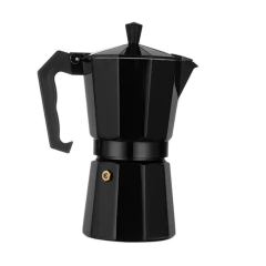 CAFETEIRA ITALIANA BLACK PLUS. CAFE EXPRESSO MANUAL MOKA, 3 XICARAS, PREMIUM PRETA