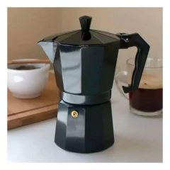 CAFETEIRA ITALIANA BLACK PLUS. CAFE EXPRESSO MANUAL MOKA, 3 XICARAS, PREMIUM PRETA - comprar online