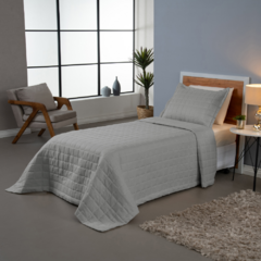 Kit Cobre Leito Matelado Dupla Face Soft 2 Peças Solteiro 100% Poliéster - Cin