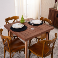 Sousplat Capa e Base MDF Basic Liso 35cm diâmetro 100% Poliéster Tecido Oxford - Donamora