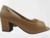 Peep Toe Salto Bloco Via Uno - comprar online