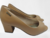 Peep Toe Salto Bloco Via Uno na internet