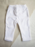 Pantalón blanco de interlock - comprar online