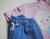 Conjunto body rosa Helado y pantalón turquesa en internet