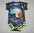 Conjunto body, short y gorrito Loro verde - comprar online