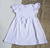 Vestido blanco con moño
