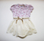 Body Vestido con tul amarillo y flores
