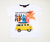 Remera blanca Surf