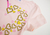 Remera rosa pastel Corazones - comprar online