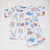 Conjunto estampado Surf talle 6 a 12 m