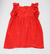 Vestido rojo con volados