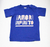 Remera azul Amor infinito