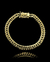 Pulseira Grumet Dupla 6mm 17g - Fecho Duplo - Banhada a Ouro 18k