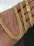 Corrente Grumet Dupla 6mm 58g - Fecho Duplo - Banhada a Ouro 18k - loja online