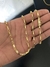 Corrente Cartie Meia Cana 4mm 15g - Fecho Canhão - Banhada a Ouro 18k na internet