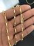Corrente Cartie Meia Cana 4mm 15g - Fecho Canhão - Banhada a Ouro 18k - Marq18k