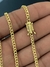 Corrente Grumet 3mm 13g - Fecho Duplo - Banhada a Ouro 18k - Marq18k