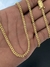 Corrente Grumet 3mm 13g - Fecho Duplo - Banhada a Ouro 18k - loja online