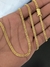 Corrente Grumet Dupla 3mm 13g - Fecho Duplo - Banhada a Ouro 18k - loja online