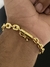 Conjunto Cartie Cadeado 6mm - Fecho Canhão - Banhada a Ouro 18k - Marq18k