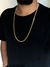 Corrente Grumet Dupla 3mm 13g - Fecho Duplo - Banhada a Ouro 18k - comprar online