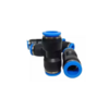 União Emenda Reta 8MM PU Pneumática Engate Rápido