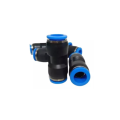 União Emenda Reta 8MM PU Pneumática Engate Rápido