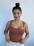 Body Poliamida Marrom - Penélope Cloe