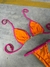 Biquíni Valentina Laranja e Rosa Ruby