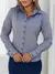 Camisa Longa jeans Feminina - sofisticshop