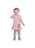 Vestido infantil de verão da marca Alenice na Cor Rosa - comprar online