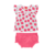 Conjunto infantil menina Kyly Blusa e tapa fralda na cor Rosa