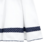 Vestido Infantil Menina Milon Elegante Na cor Branco e detalhe em Azul Marinho - Luna Store