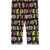 Legging infantil menina da alenice na cor Preto com estampa de letras Coloridas - comprar online