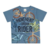 Conjunto infantil menino Elian Camiseta na cor azul estampa de bicicleta e bermuda na cor preto - comprar online