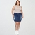 Cropped Regata Decote Busto Canelado Nude - comprar online