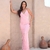 Vestido Longo Listrado
