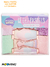 APRIETA PAPEL MOOVING BINDER CLIP PASTEL GLITTER X4