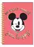 CUADERNO A5 MOOVING MICKEY MOUSE CON ESPIRAL