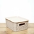 ORGANIZADOR PLASTICO CALIFORNIA MEDIUM BLANCO / BEIGE CON TAPA