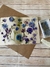 STICKERS TRANSPARENTES BOUQUET FLOWERS BLUE