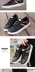 Imagem do Tênis leves de couro PU para homens, Sapatos rasos respiráveis, Tênis esporti